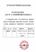 汉中华兴妇产医院“院领导接待日”安排公示